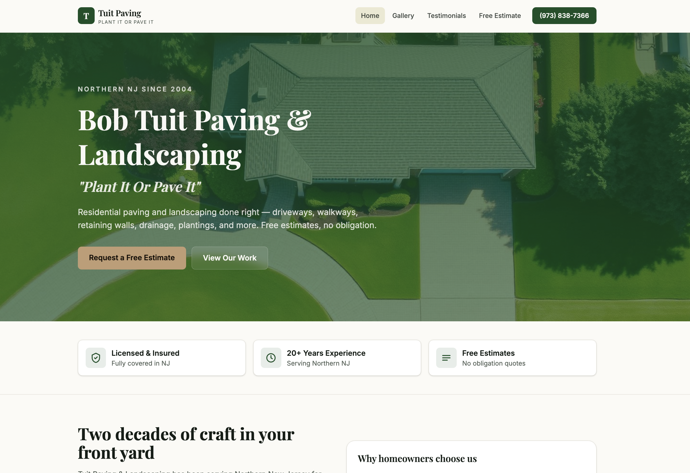 Bob Tuit Paving & Landscaping